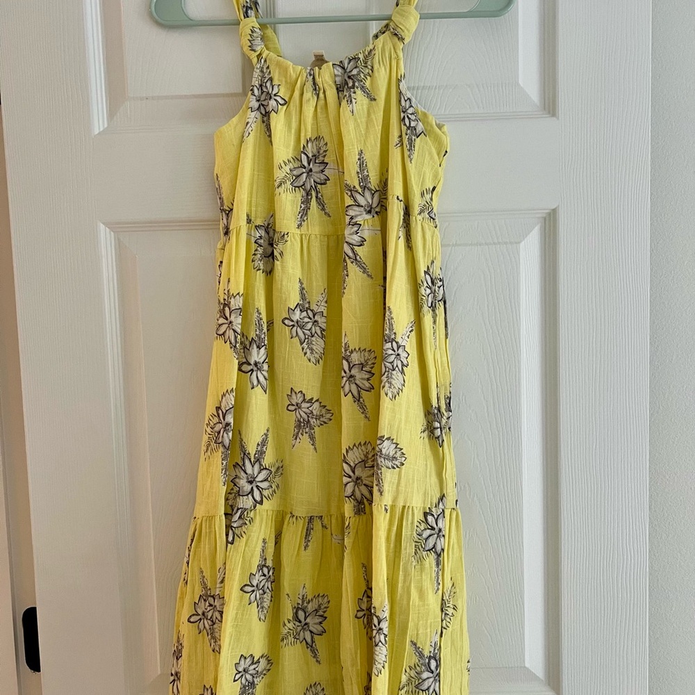 Jessica Simpson Yellow Floral Kids Dress